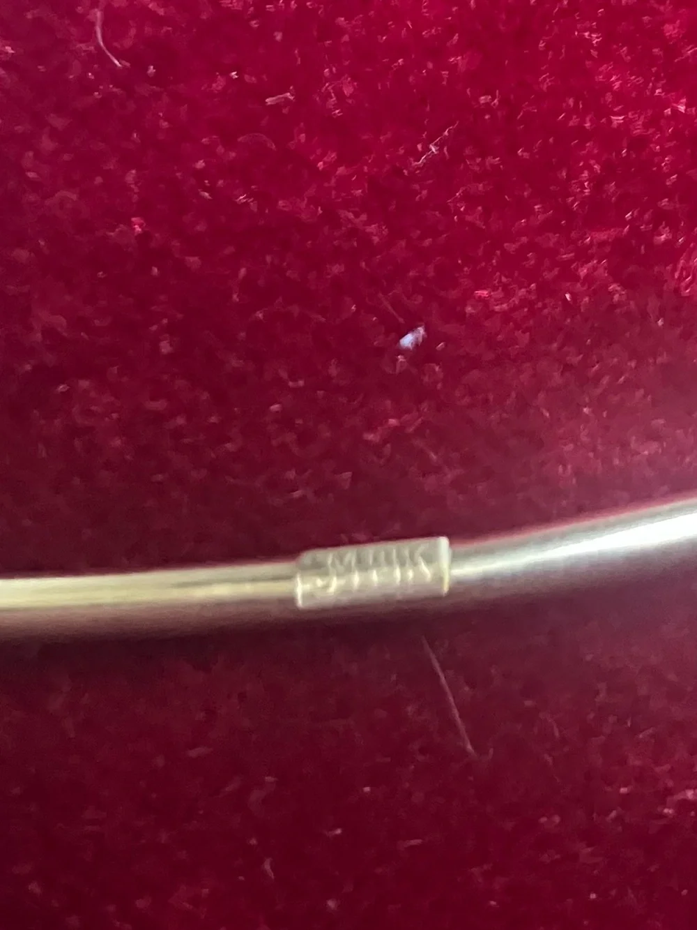 14k Yellow Gold Marked Bangle Bracelet 2.49g Small Debts Approx 7.5” AS IS.